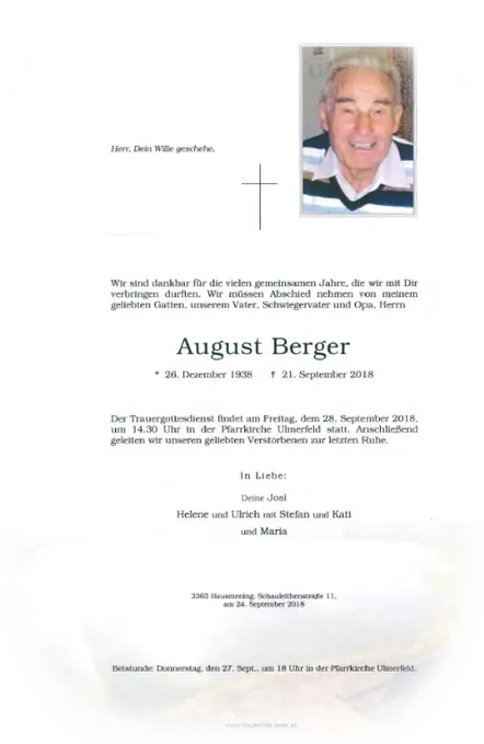 August Berger Berger